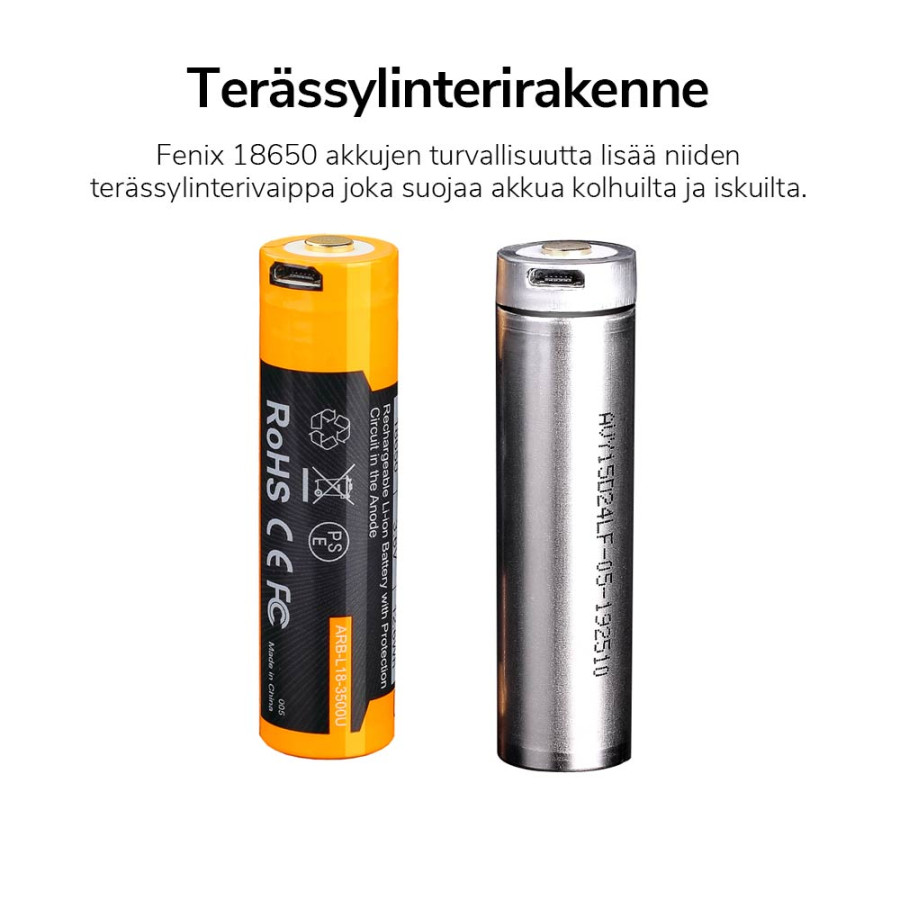 Akkuparisto Fenix ARB-L18-3500U 18650 USB
