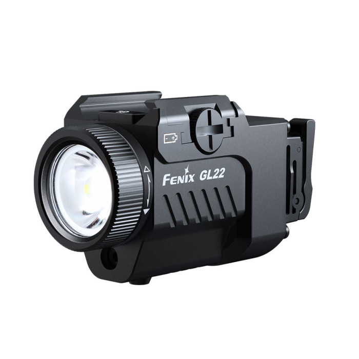 Asevalo / pistoolivalo laserilla Fenix GL22, 750 lm