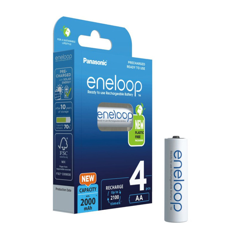 Akkuparisto eneloop AA 2000 mAh 4 kpl