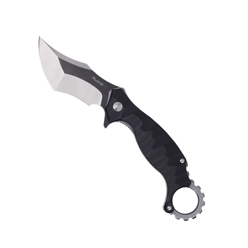 Taskuveitsi Karambit RUIKE P881-B1, musta